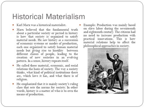  “Following Marx”: A Journey Through Historical Materialism